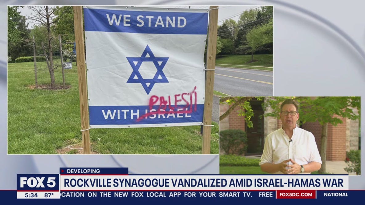 Police investigating vandalism at Rockville synagogue